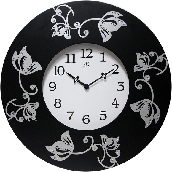 Infinity Instruments Wall Clock, Lily - Picture 1 of 1